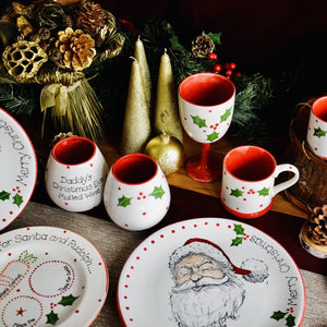 Vintage Santa Platter