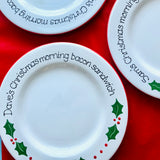 Classic Christmas Personalised Dinner Plate