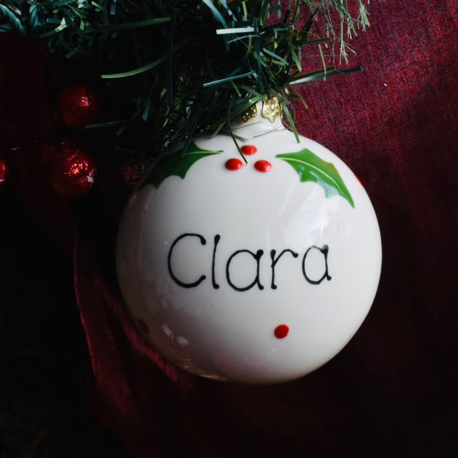 Classic Christmas Name Bauble