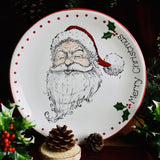 Vintage Santa Platter